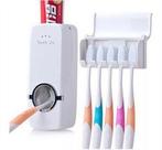 Dispenser Pasta De Dente Com Suporte De Escovas Branco