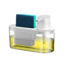 Dispenser Porta Detergente Esponja Bucha Pia C/ Bico Branco