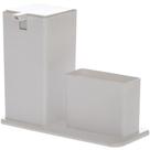 Dispenser /porta detergente/esponja de acrílico branco 400ml