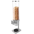 Dispenser Pote De Cereais Grãos Feito Em Vidro E Inox Dispenser Pote De Cereais Grãos Feito Em Vidro E Inox