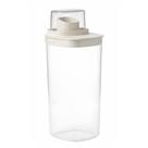 Dispenser Quadrado Sabão Amaciante Mantimentos 1,5l C/ Dosador Lavanderia Cozinha Flow Ou -