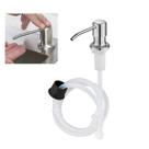 Dispenser Sabao Liquido Detergente Mangueira Pia Cozinha Banheiro Multiuso Bico Dosador Embutir Suporte