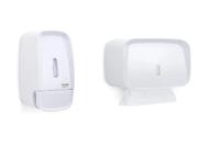 Dispenser Sabonete 600ml + Toalheiro Premisse Invoq Branca Dispenser Sabonete 600ml + Toalheiro Premisse Invoq Branca