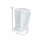 Dispenser Sementes 4 Bicos C/ Divisória P/ Aves Injetfour