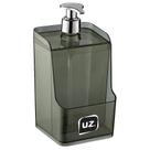 Dispenser slim preto translucido ps de plastico uz