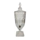 Dispenser Suqueira em Cristal com Torneira para Suco Água Drinksl - 3L