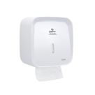 Dispenser Toalheiro Interfolha Branco Invoq Premisse com Logo Braslimpo Dispenser Toalheiro Interfolha Branco Invoq Premisse com Logo Braslimpo