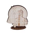 Display com Base Santuário Nossa Senhora 16cm Madeira Mdf