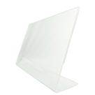 Display de mesa em Acrilico A4 Horizontal em L
