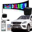 Display De Parabrisa Flexivel Ajustavel Multicolorido Painel Led Carro App De Transporte Imagem Divulgaçao Publicidade