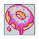 Display De Pixel LED RGB Inteligente 64X64, Programável via APP Para Decoração De Sala De Jogos E