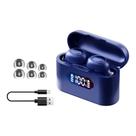 Display digital compacto e elegante sem fio do compartimento de carregamento do metal dos auriculares de Bluetooth