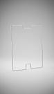 Display Dupla Face A4 Acrílico Transparente