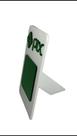 Display em Acrílico Branco e Verde Espelhado Placa Pix para QR Code