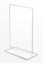 Display Expositor 2mm T 10x15cm A6 Balcão Mesa 12pcs