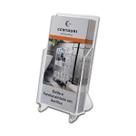 Display Expositor de Acrílico Porta Folders 10x20 cm Transparente Display Expositor de Acrílico Porta Folders 10x20 cm Transparente