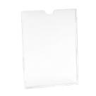Display Expositor de Folheto e Informativo 31x23cm A4 Vertical Horizontal Frente Única Cristal