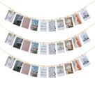 Display fotográfico suspenso KLOGTSIND Boho Wooden Bead, pacote com 3