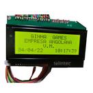 Display LCD 204a backlight verde escrita amarela