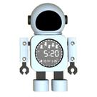 Display LED digital Alarm Clock Astronaut Robot para crianças