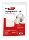 Display MAXCRIL Acrílico Expositor Recado Folhetos A4 Parede - 10090013
