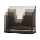 Display Organizador Triplo Mesa ou Parede Fumê escritório 7301