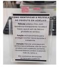 Display Porta Folder A6 (10X15)Acrílico Transparente Papel 1 Peça