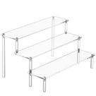 Display Risers de acrílico HENABLE 3 Tier Cupcake Stand Clear