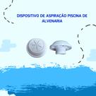 Dispositivo de Aspiração Piscina Alvenaria Encaixe Cano 50mm