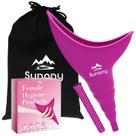 Dispositivo de micção feminina Sunany Reutilizável Silicone Fuchsia
