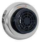 Dispositivo de Nível Slim Inox 316 para Piscinas de Concreto Alvenaria Encaixe Tubo Marrom PVC de 50mm ou 1 1/2"