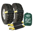 Dispositivo de tração de pneus TRACGRABBER para caminhões e SUVs, conjunto de 2 Dispositivo de tração de pneus TRACGRABBER para caminhões e SUVs, conjunto de 2
