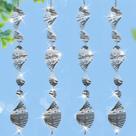 Dispositivos repelentes de aves ToBeAce em aço inoxidável, 12 discos refletivos