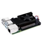Dissipador de calor com ventilador controlável PWM GeeekPi para Raspberry Pi 4