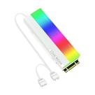 Dissipador de calor ssd nvme m.2 branco led argb 5v 3 pinos