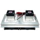 Dissipador termoelétrico duplo sistema de refrigeração, potência 120 watts 10a alim. 12 volts (k7)