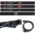 Distribuidor de Tomadas Profissional RT8 VRM Padrão Rack Regua de AC