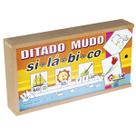Ditado mudo silábico com 95 itens em madeira carlu - 1778