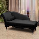 Divã Chaise Copenhagen Veludo 1,60cm Speciale Home Divã Chaise Copenhagen Veludo 1,60cm Speciale Home