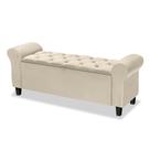 Divã Recamier Estofado Capitonê 1.30 Para Cama de Casal Dubai Várias Cores - LH Móveis Divã Recamier Estofado Capitonê 1.30 Para Cama de Casal Dubai Várias Cores - LH Móveis