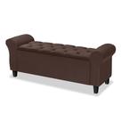 Divã Recamier Estofado Capitonê 1.50 Para Cama Queen Dubai Várias Cores - LH Móveis