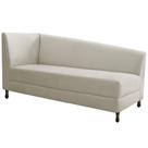 Diva Recamier Heitor 140cm Lado Direito Linho - Doce Sonho Móveis
