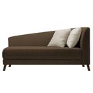 Divã Recamier Heitor 160cm com Almofada Lado Esquerdo Suede - Amarena Móveis