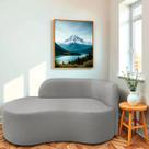 Divã Recamier Orgânico Tokyo 180cm Lado Esquerdo Bouclé - Doce Sonho Móveis