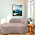 Divã Recamier Orgânico Tokyo 180cm Lado Esquerdo Linho