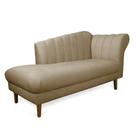 Divã Recife Suede 165 Cm Pés Chanfrado Castanho - D'rossi Cor Marrom Rato