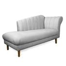 Divã Recife Suede 165 cm Pés Chanfrado Castanho M11 - D'Rossi