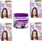 Divina Dama Incolor Hene Em Po 04x50gr+mascara 500gr