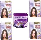 Divina Dama Incolor Hene Em Po 04x50gr+mascara 500gr