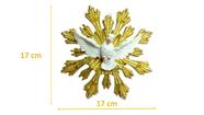 Divino Espirito Santo de Pendurar Resplendor de Resina - Decore Casa